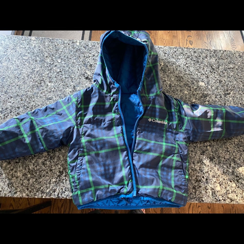Boys 2T reversible Columbia jacket